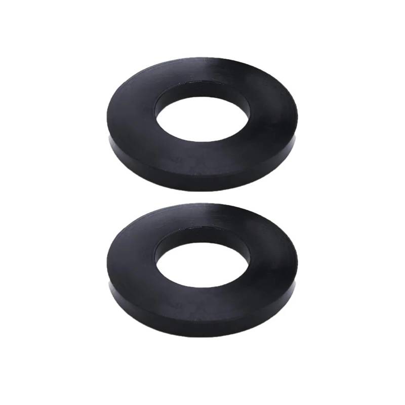 Stoßdämpfer Universal Stoßdämpfer Pad Buchse Schutz Gummi Ring Für VW Für Golf MK4 Für Jetta Für Bora Für Skoda Buchse Haube Dichtung Vordere Lager Federbein(2pcs Black) von URAGER