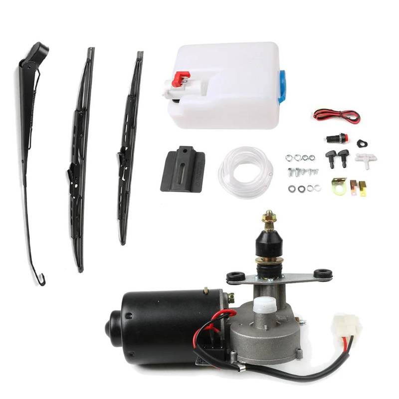 Wischermotoren DC12V 30W Für UTV Elektrischer Scheibenwischermotor-Kit Wischerbaugruppe Für Polaris Für Ranger Waschanlagenbehälter Pumpenflasche Jet-Wischer Scheiben Wischer Motor von URAGER