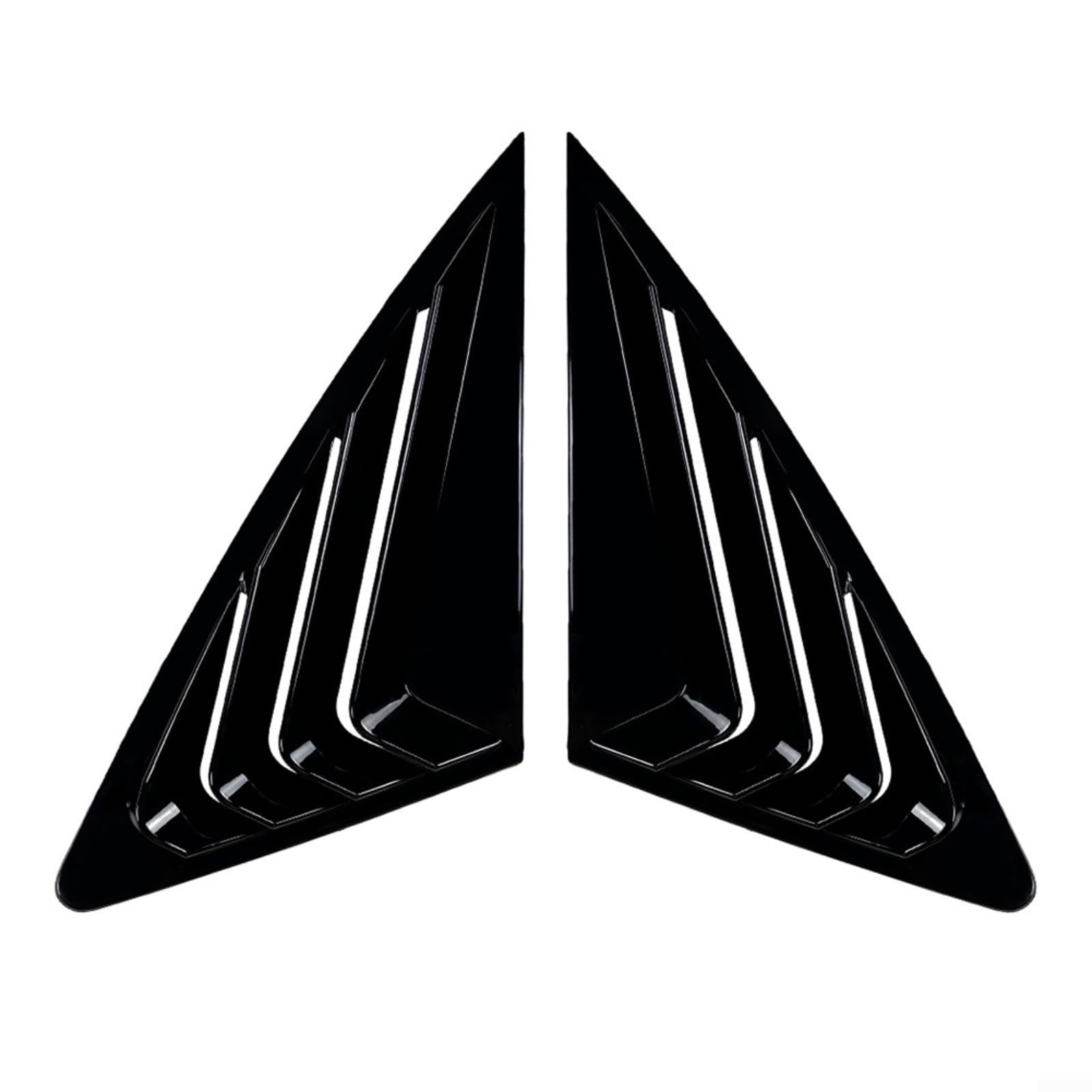 Heckfenster Dreieck Spoiler für Q3 F3 Sportback 2019-2024 Karosserie Kit Carbon Optik Glänzend Schwarz Kunststoff Einfache Montage Zuverlässig Stabile Eigenschaften 2 Stück(Glossy Black) von URPIZY