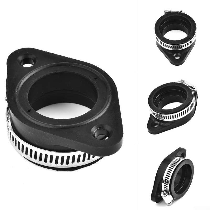 URPIZY 32 mm 34 mm Motorrad Vergaser Flansch Adapter Gummi Vergaser Ansaugstutzen Stiefel für Mikuni 30-34 Vergaser von URPIZY