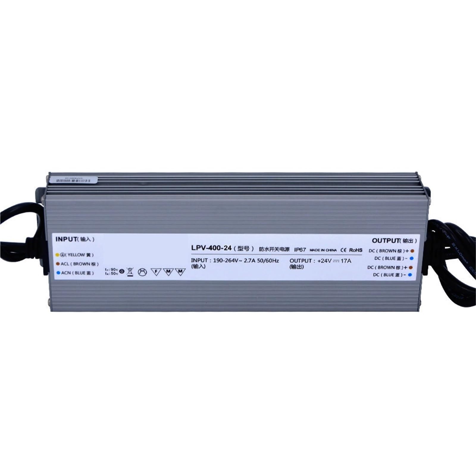 LPV-400-24 400W 24V 16,7A IP67 Schaltnetzteil 1St von URUJAMOY