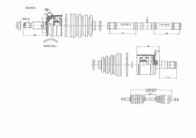 Antriebswelle links URW 10-06270 von URW