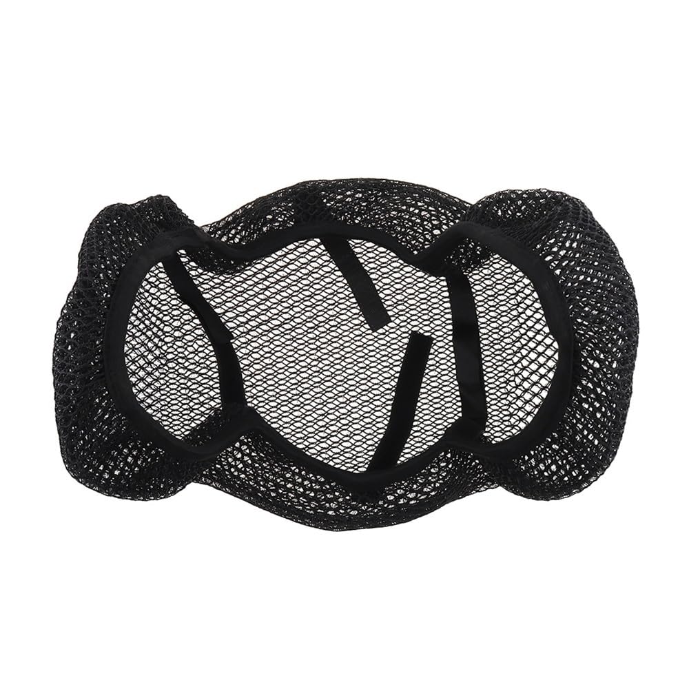 Sitzbezug 3D Schwarz Motorrad Elektrische Fahrrad Mesh Net Sitz Abdeckung Atmungsaktive Protector von URWBCMJS