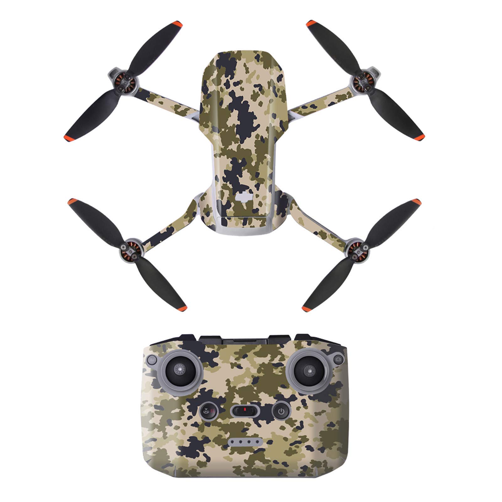 USIRIY Stickers für DJI Mini 2 Aufkleber wasserdichte PVC Decal Skin Hautschutz für DJI Mavic Mini 2 Drohne & Fernbedienung (F) von USIRIY