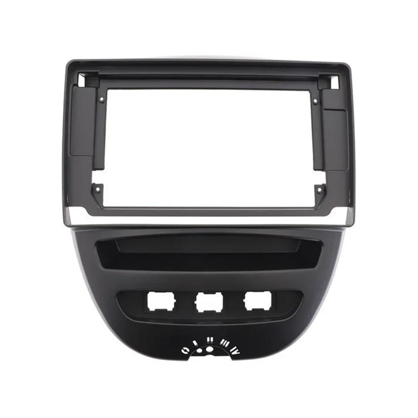 Auto Armaturenbrett Einbausatz DVD Radio Panel 2 DIN Autoradio Rahmen Für Toyota Für Aygo 2005 2006 2007 2008 2009 2010 2011 2012 2013 2014 Zubehör(10,1 Zoll) von USQBUZHHK