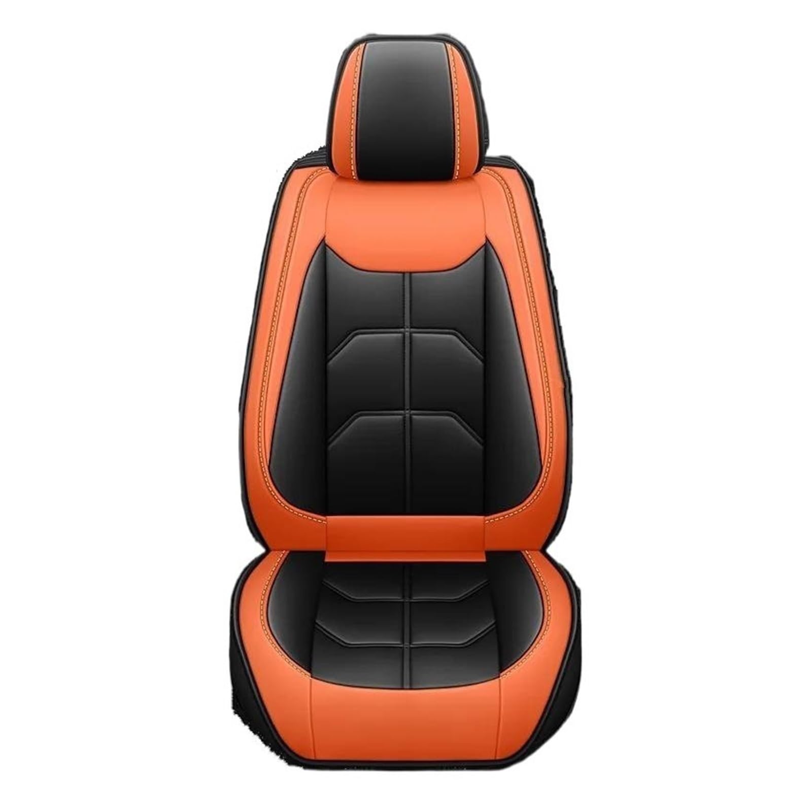 USQBUZHHK Auto Für Dacia Für Duster Für Sandero Autositzbezug Autokissenschutz Zubehör(Orange) von USQBUZHHK