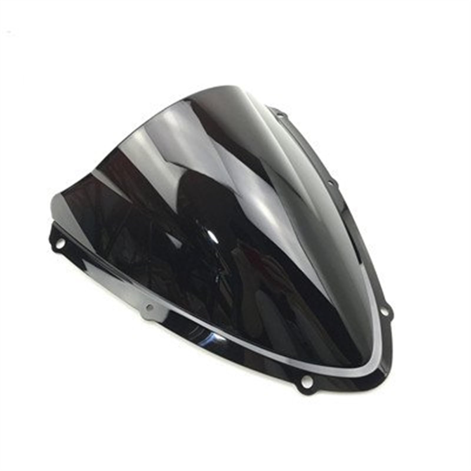 USSIGN Windschild Motorrad Für Suzuki Für GSXR 600 Für GSXR 750 Für K8 2008 2009 2010 Windschutzscheibe Windschutz Motorrad Windschild Motorcycle (Größe : Schwarz) von USSIGN