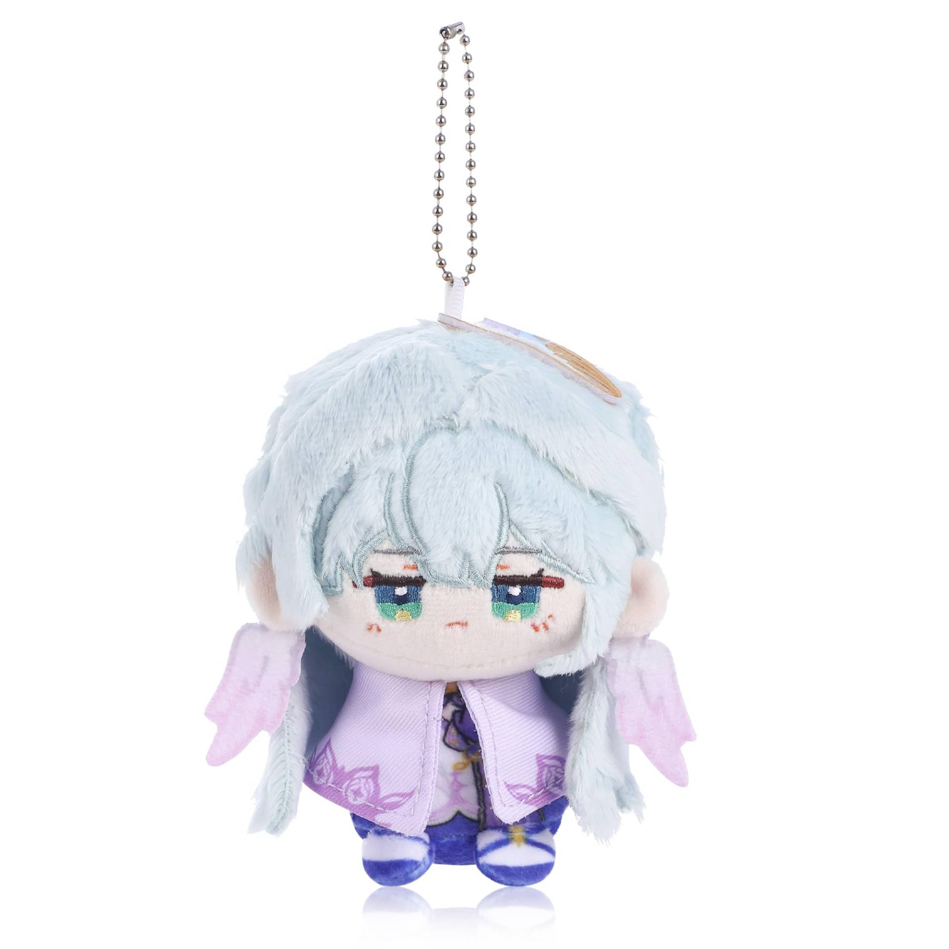 UTIEHD Honkai Star Rail Plüsch-Schlüsselanhänger, süße 10cm Sammelpuppen - Kompakte Größe für Taschen und Schlüssel für Fans (Robin) von UTIEHD