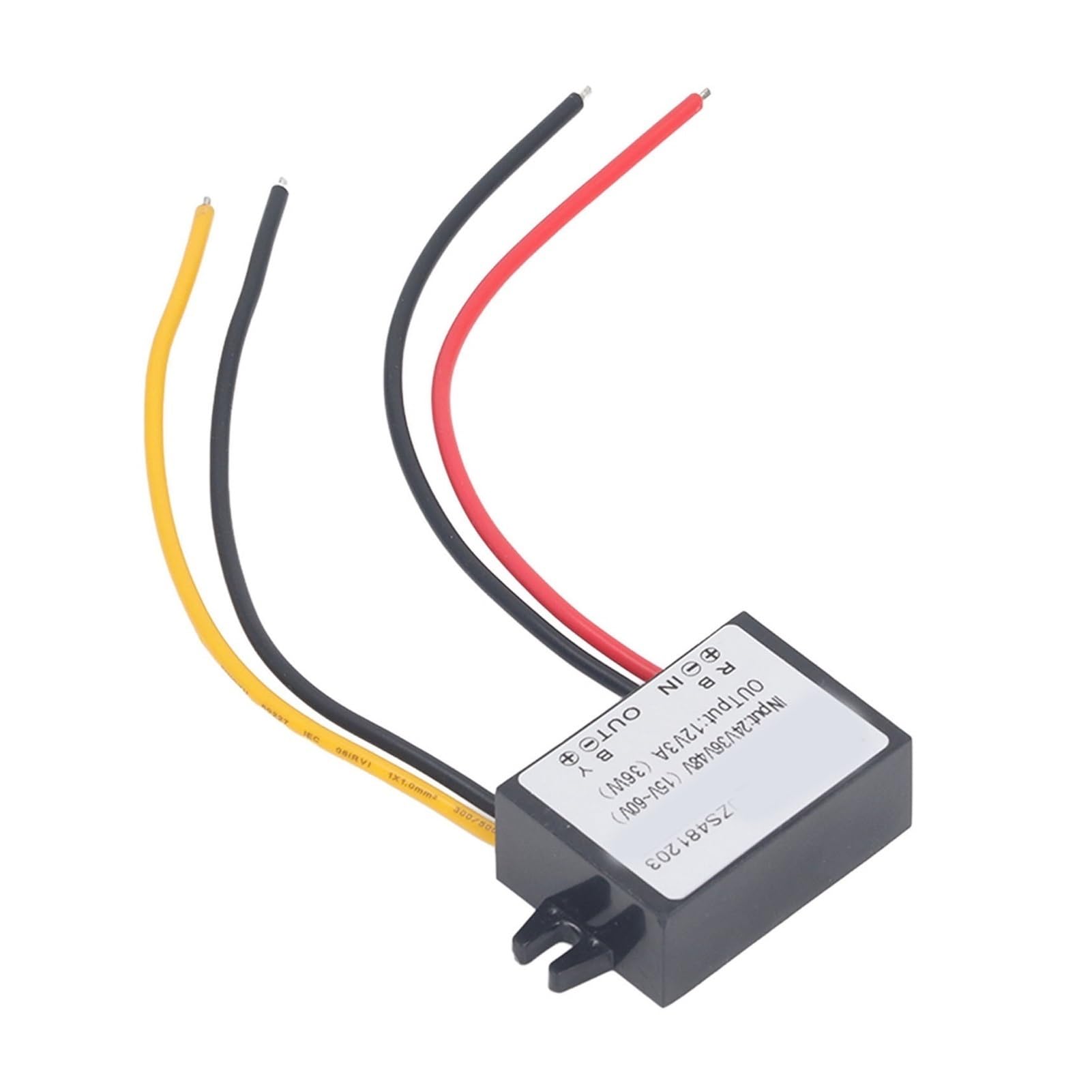 Gleichrichter Spannungsregler Spannungswandler 36 W Dünn DC 24 V 36 V 48 V 15–60 V Auf DC 12 V 3 A Transformator Spannungsregler Spannungsgleichrichter-Regler von UTMGNY