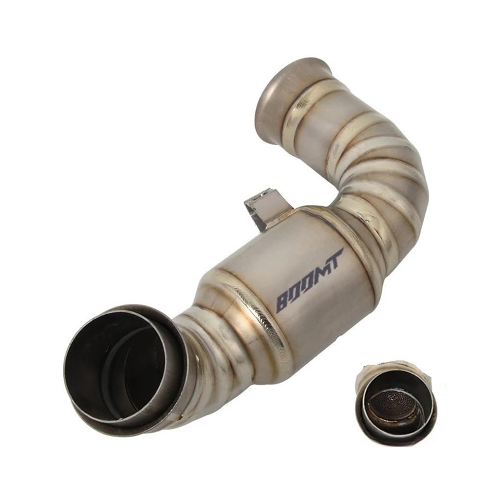 Motorrad Auspuff Abgasrohr Motorrad-Auspuff Mit Mittlerem Verbindungsrohr Für 800MT CF800-5A 2021 2022 Schalldämpferrohr-Auspuffschalldämpfer Motorrad Auspuff Abgasrohr Motorrad-Auspuff Mit Mittlerem Verbindungsrohr Für 800MT CF800-5A 2021 2022 Schalldämpferrohr-Auspuffschalldämpfer von UTMGNY
