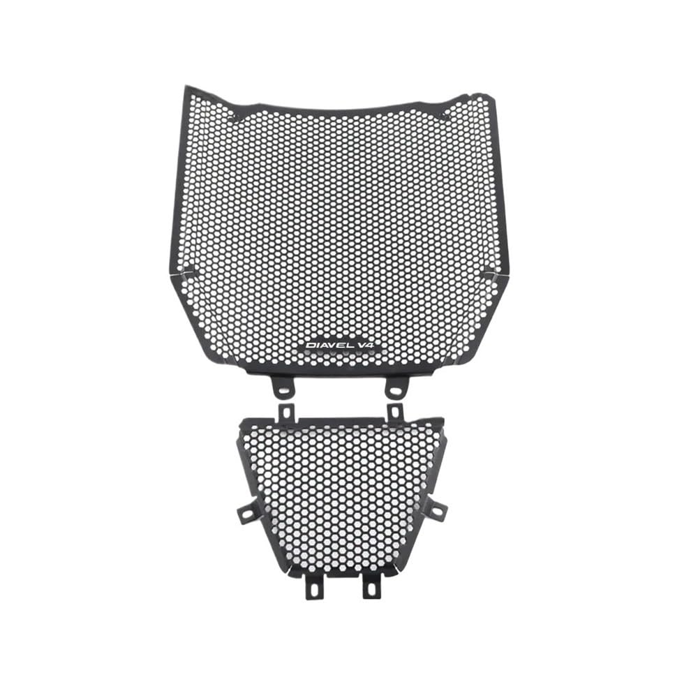 Motorrad Kühler Grill Für Du&Cati Für DIAVEL V4 2023 2024 Motorrad Kühler Schutz Grille Schutz Ölkühler Abdeckung Kühler Net Motorrad von UTMGNY