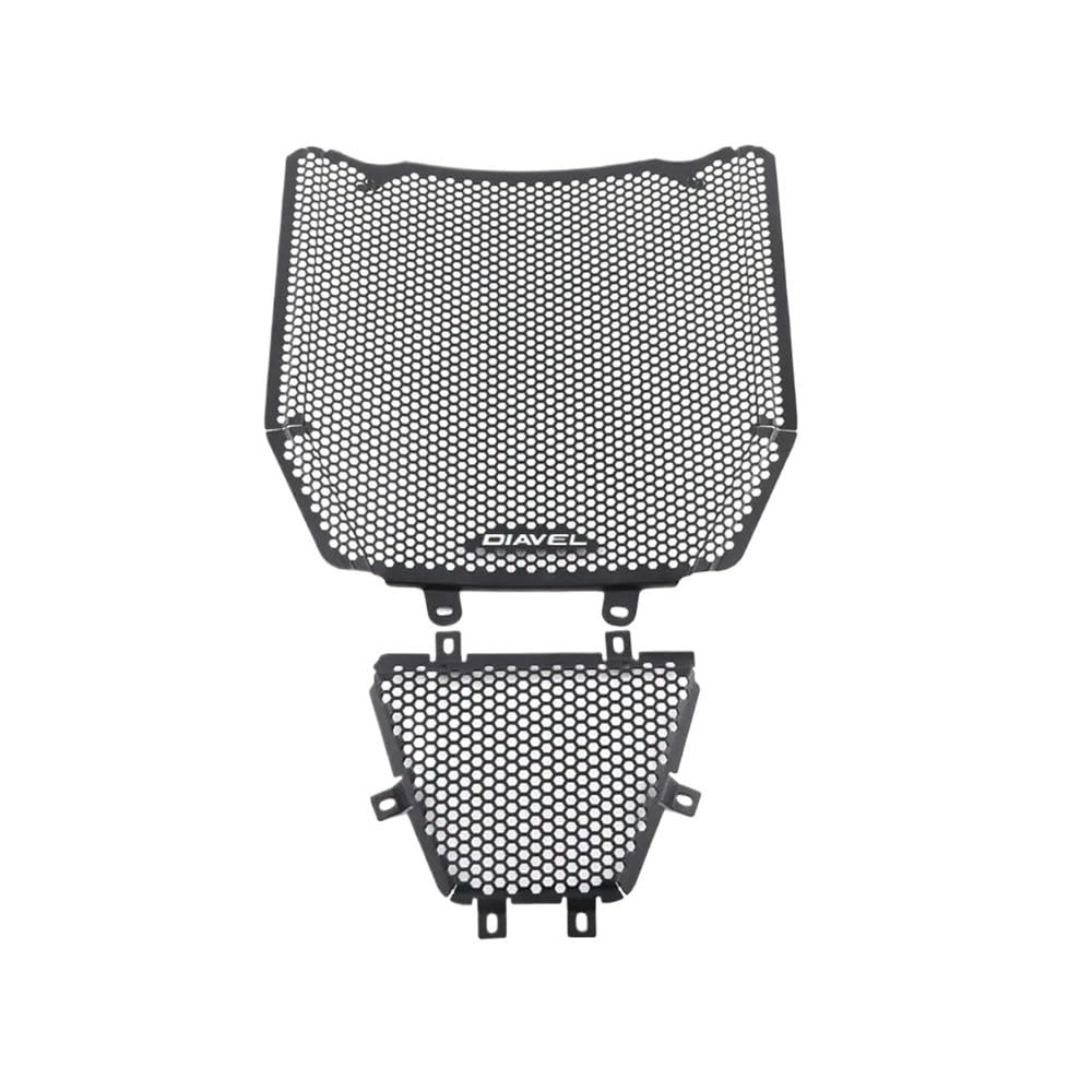 Motorrad Kühler Grill Für Du&Cati Für DIAVEL V4 2023 2024 Motorrad Kühler Schutz Grille Schutz Ölkühler Abdeckung Kühler Net Motorrad von UTMGNY