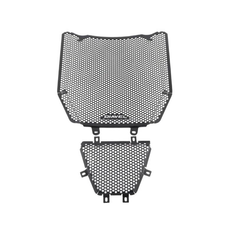 Motorrad Kühler Grill Für Du&Cati Für DIAVEL V4 2023 2024 Motorrad Kühler Schutz Grille Schutz Ölkühler Abdeckung Kühler Net Motorrad von UTMGNY