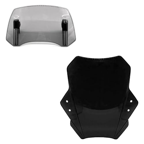 Motorrad Windschild Für CB650R CB300R CB1000R CB500F CB300F CB900F CB1100 Verstellbarer Universeller Motorrad-Windschutzscheibenabweiser von UTMGNY