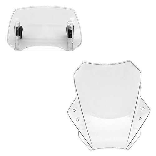 Motorrad Windschild Für CB650R CB300R CB1000R CB500F CB300F CB900F CB1100 Verstellbarer Universeller Motorrad-Windschutzscheibenabweiser von UTMGNY