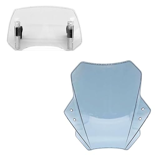 Motorrad Windschild Für CB650R CB300R CB1000R CB500F CB300F CB900F CB1100 Verstellbarer Universeller Motorrad-Windschutzscheibenabweiser von UTMGNY