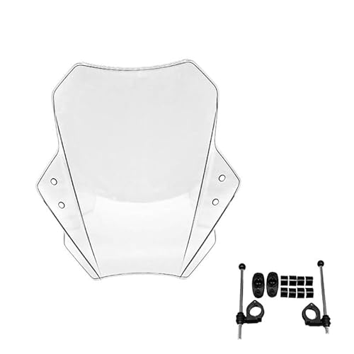 Motorrad Windschild Für CB650R CB300R CB1000R CB500F CB300F CB900F CB1100 Verstellbarer Universeller Motorrad-Windschutzscheibenabweiser von UTMGNY