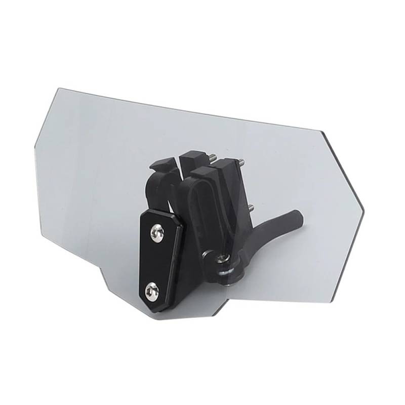 Motorrad Windschild Motorrad Universal Einstellbare Windschutz Windabweiser Windschutzscheibe Für Ka&wasaki Für Du&Cati Für Für Yam&aha von UTMGNY