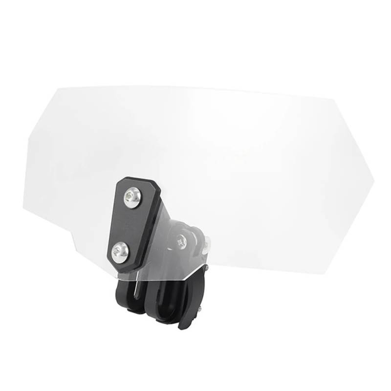 Motorrad Windschild Motorrad Universal Einstellbare Windschutz Windabweiser Windschutzscheibe Für Ka&wasaki Für Du&Cati Für Für Yam&aha von UTMGNY