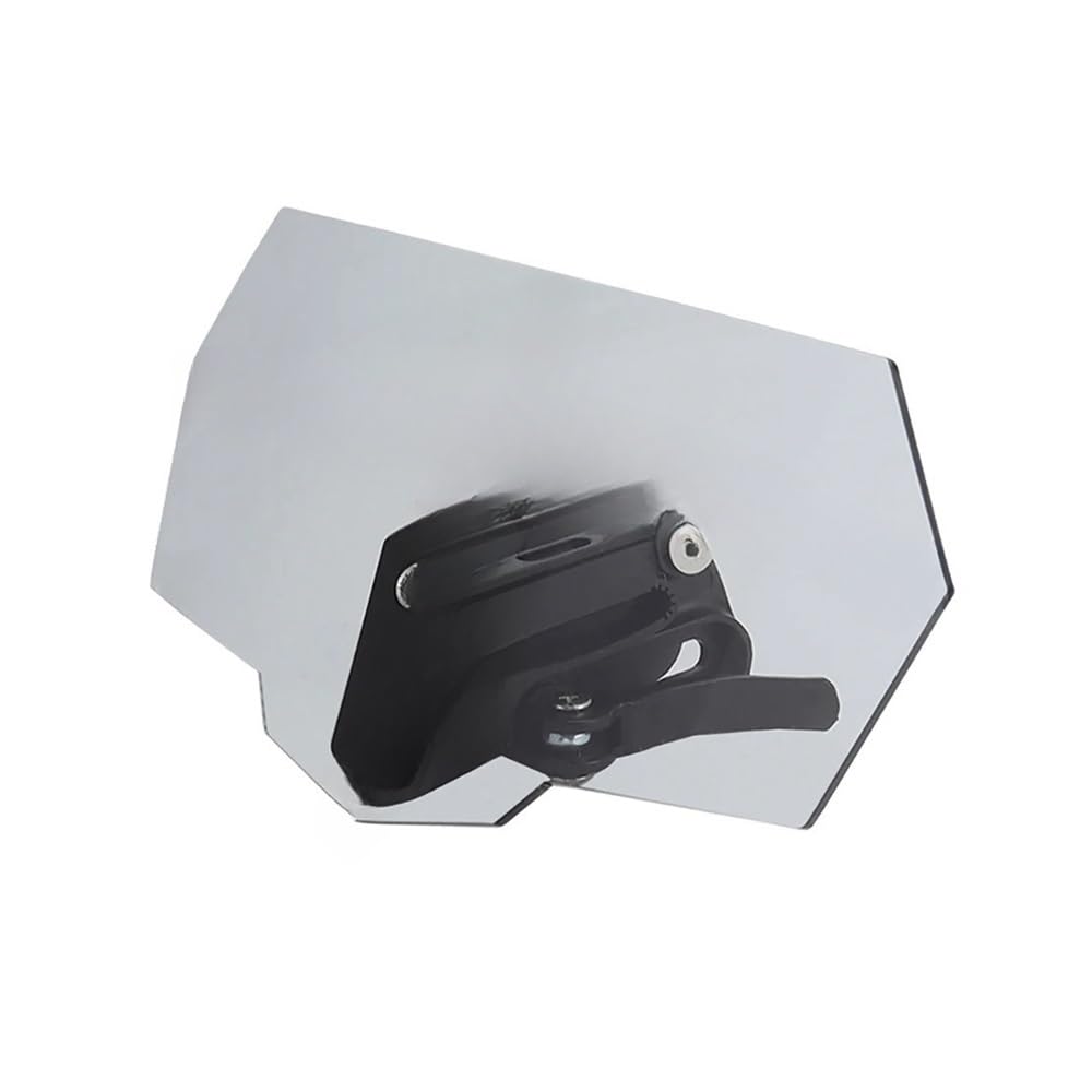 Motorrad Windschild Universal Motorrad Windschutzscheibe Verlängerung Einstellbare Spoiler Windschutz Windabweiser Für Ka&wasaki Für Yam&aha Für SU&ZUKI von UTMGNY