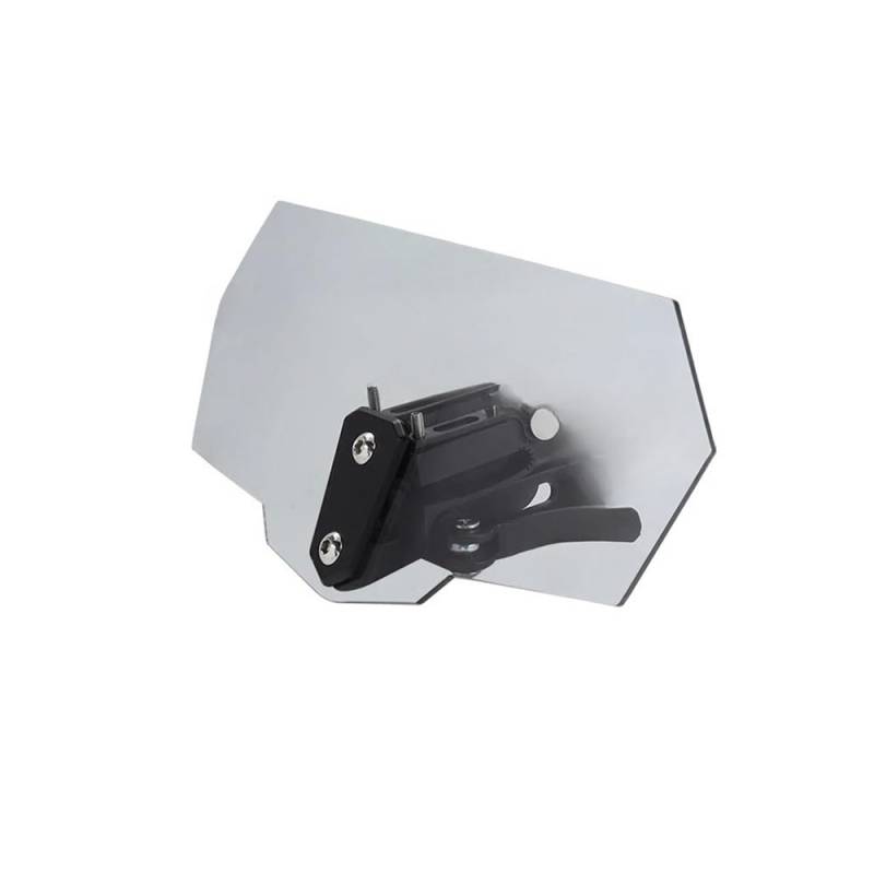 Motorrad Windschild Universal Motorrad Windschutzscheibe Verlängerung Einstellbare Spoiler Windschutz Windabweiser Für Ka&wasaki Für Yam&aha Für SU&ZUKI von UTMGNY