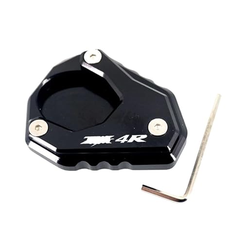 Seitenverlängerung Pad Motorrad CNC Kickstand Fuß Seite Ständer Verlängerung Pad Unterstützung Platte Vergrößern Für ZX-4R ZX-4RR ZX4R ZX4RR ZX 4R 4RR 2023 von UTMGNY