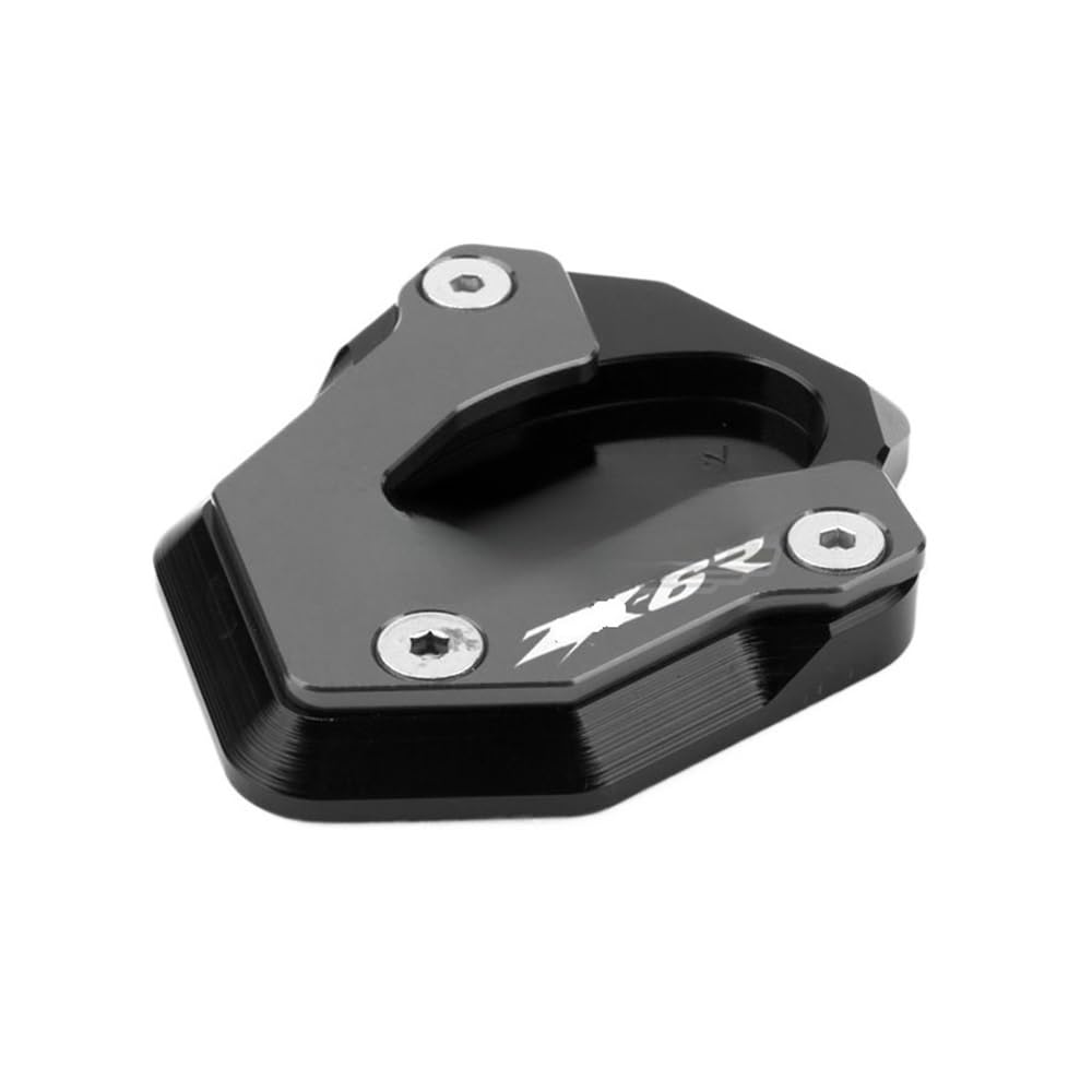 Seitenverlängerung Pad Motorrad CNC Kickstand Fuß Seitenständer Erweiterung Stützplatte Pad Fit Für ZX-6R ZX6R ZX 6R 2024 Seitenständer Fuß Extender von UTMGNY