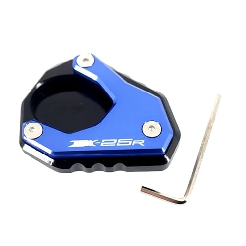 Seitenverlängerung Pad Motorrad CNC Kickstand Fuß Seitenständer Verlängerung Pad Stützplatte Vergrößern Passend Für ZX-25R ZX25R ZX 25R 2023 2024 2025 von UTMGNY