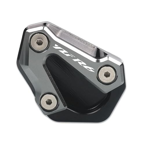 Seitenverlängerung Pad Motorrad CNC Kickstand Fuß Seitenständer Verlängerung Pad Stützplatte Vergrößern Ständer Für Yam&aha YZF-R6 YZFR6 YZF R6 2006-2016 von UTMGNY