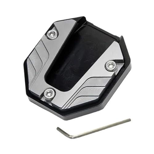 Seitenverlängerung Pad Universal Motorrad Ständer Pad Aluminium Legierung Motorrad Fahrrad Fuß Seite Stehen Verlängerung Pad Platte Motorrad Zubehör von UTMGNY