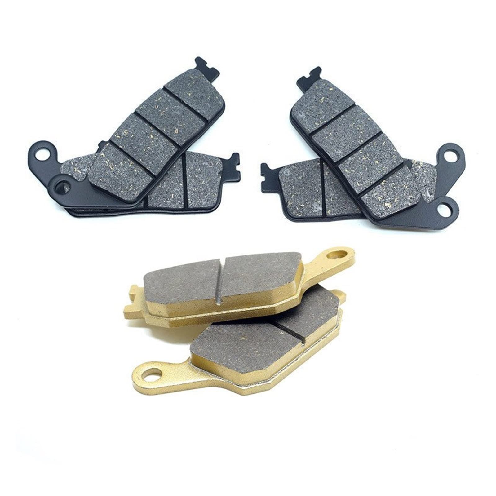 Motorrad Bremsbelage Bremsbelagsatz Vorne Hinten ER Z 650 KLF Für ER650 Z650 2020-2021(Front Rear Brake Pad) von UTONGMU