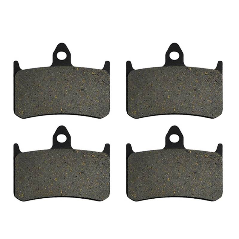 Motorrad Bremsbelage Für VFR400 Für VFR 400 R3K R3L R3M R3N NC30 1989-1992 Metall Messinglegierungen Motorradteile Bremsbeläge Vorne Hinten(2 pairs Front Pads) von UTONGMU