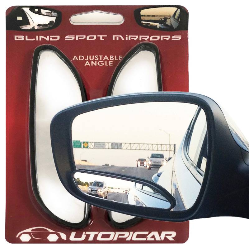 UTOPICAR Winkelspiegeln Für Die Verkehrssicherheit, Außenspiegel Für Große Rückansicht (2 Stück) von UTOPICAR