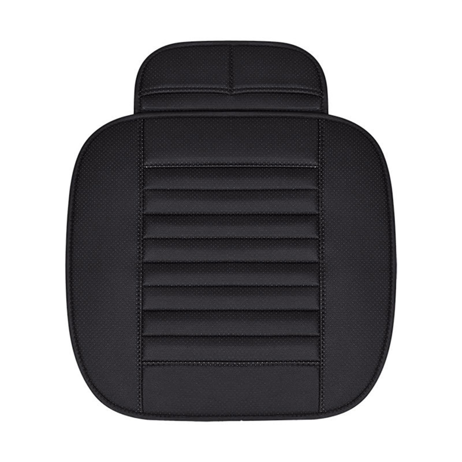 UTOYA PU Leder Auto Sitzbezug Sitzkissen Für VW Für Sharan Für Variant Für Käfer Für Scirocco Auto Zubehör Sitzbezüge Autositzbezüge (Farbe : Black 1 Seat) von UTOYA