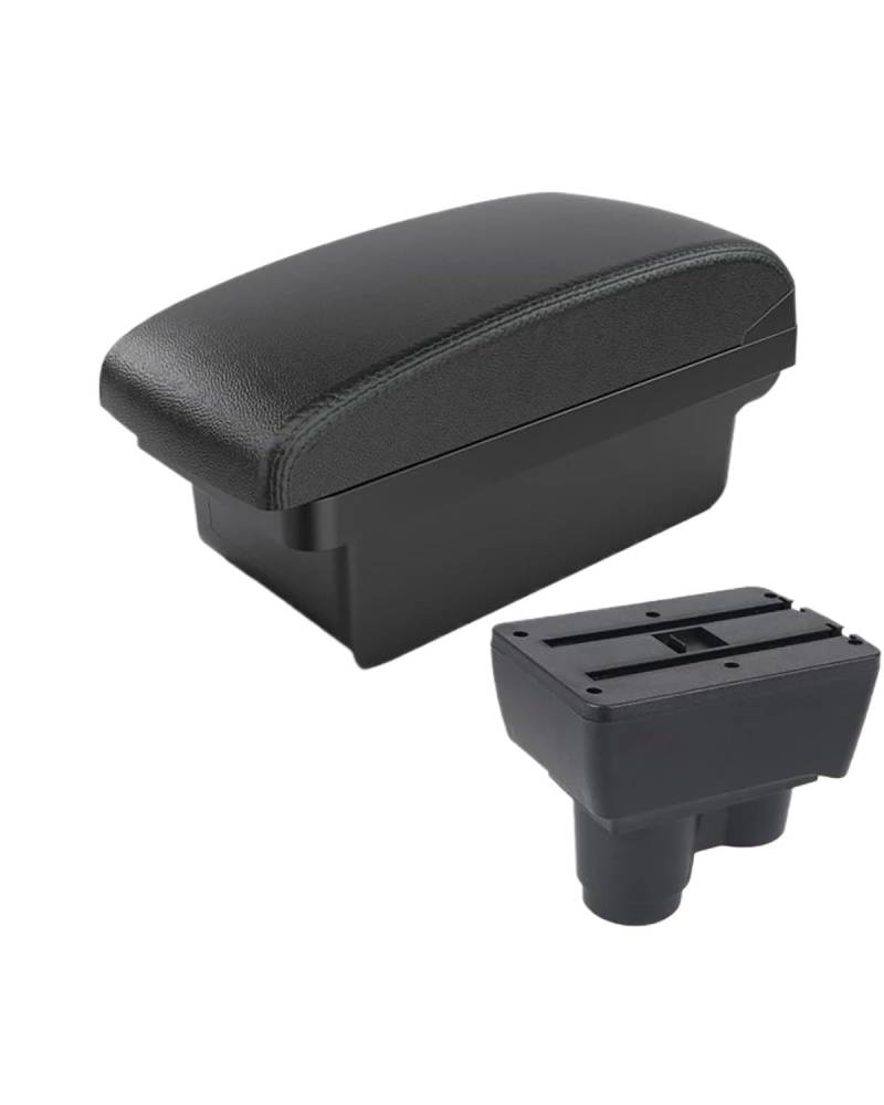 Armlehnenbox Für Duster 2019 2020 2021 2022 2023 Armlehne Armlehne Box Center Console Storage Box Dekoration Zubehör Armlehnen Mittelkonsolen(A2 Black line NO USB) von UUIUYGH