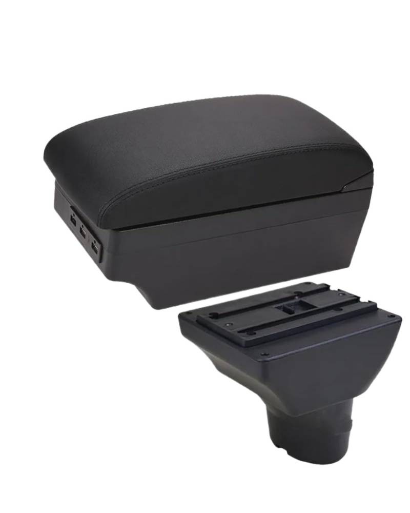 Armlehnenbox Für Hyundai Für I20 2011-2019 Auto Armlehne Armlehne Box Innenteile Nachrüstteile Center Aufbewahrungsbox Autozubehör Armlehnen Mittelkonsolen(A2 Black line 7USB) von UUIUYGH