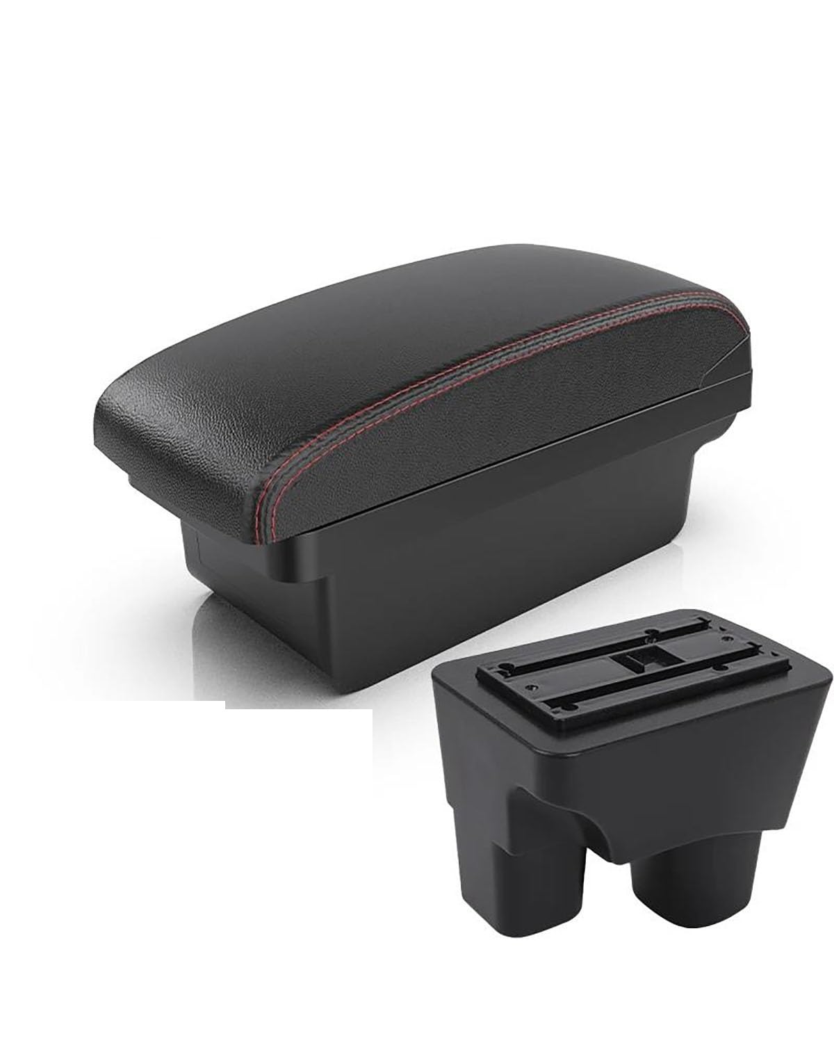 Armlehnenbox Für Onix 2020 2021 2022 2023 2024 Armlehnenbox Auto Armlehne Aufbewahrungsbox Innenausstattung Nachrüstteile Autozubehör Armlehnen Mittelkonsolen(A1 Black red NO USB) von UUIUYGH