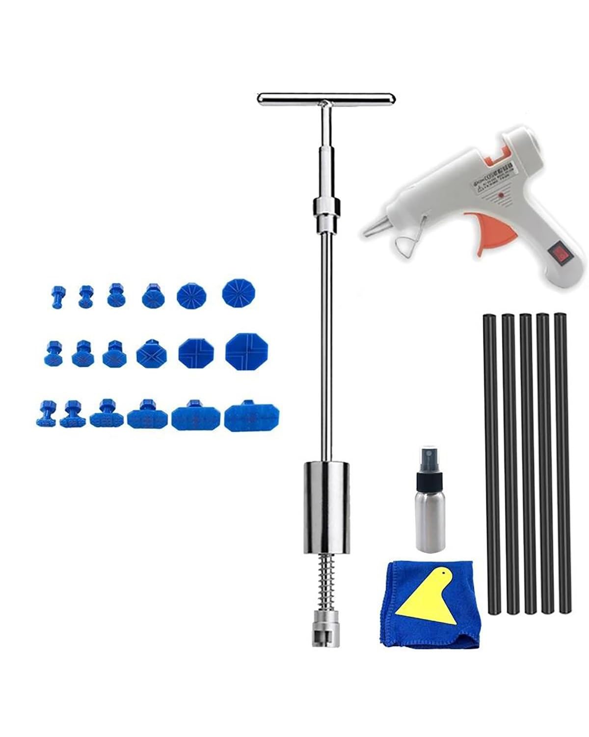 Ausbeulwerkzeug Auto Body Dent Removal Puller Tool Automotive Tool Auto Dent Removal Kit Dellen Reparaturset Auto(Set 2) von UUIUYGH