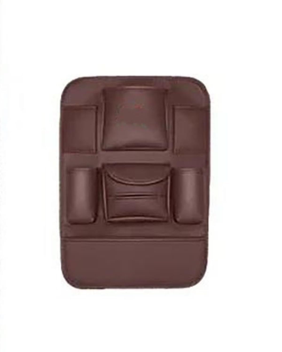 Auto Organizer Autositz Organizer Sitzlehne Aufbewahrungstasche Hinten Anti-Verschleiß Anti-Kick-Pad Autozubehör Autositz Organizer(Brown) von UUIUYGH