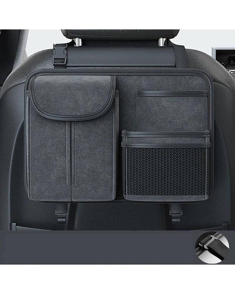 Auto Organizer Autositz-Rücken-Aufbewahrungstasche Autositz-Rücken-Taschentuchbox-Abdeckung Hängetasche Multifunktionale Aufbewahrungstasche Auto-Aufbewahrung Autositz Organizer(Black) von UUIUYGH