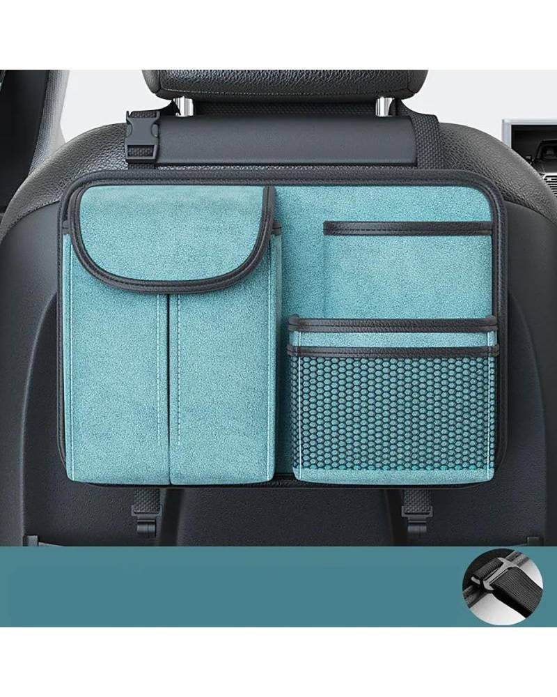 Auto Organizer Autositz-Rücken-Aufbewahrungstasche Autositz-Rücken-Taschentuchbox-Abdeckung Hängetasche Multifunktionale Aufbewahrungstasche Auto-Aufbewahrung Autositz Organizer(Blue) von UUIUYGH