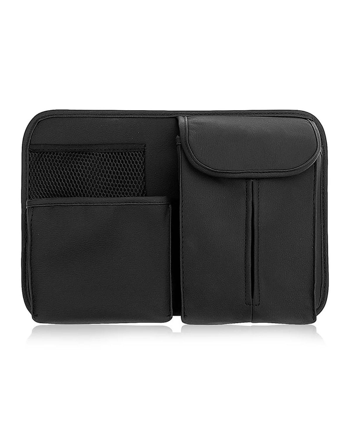 Auto Organizer Autositz-Rücken-Aufbewahrungstasche Universelle Aufbewahrungsbox Aus PU-Leder Für Verstauen Und Aufräumen Reisezubehör Autositz Organizer(PU Black) von UUIUYGH