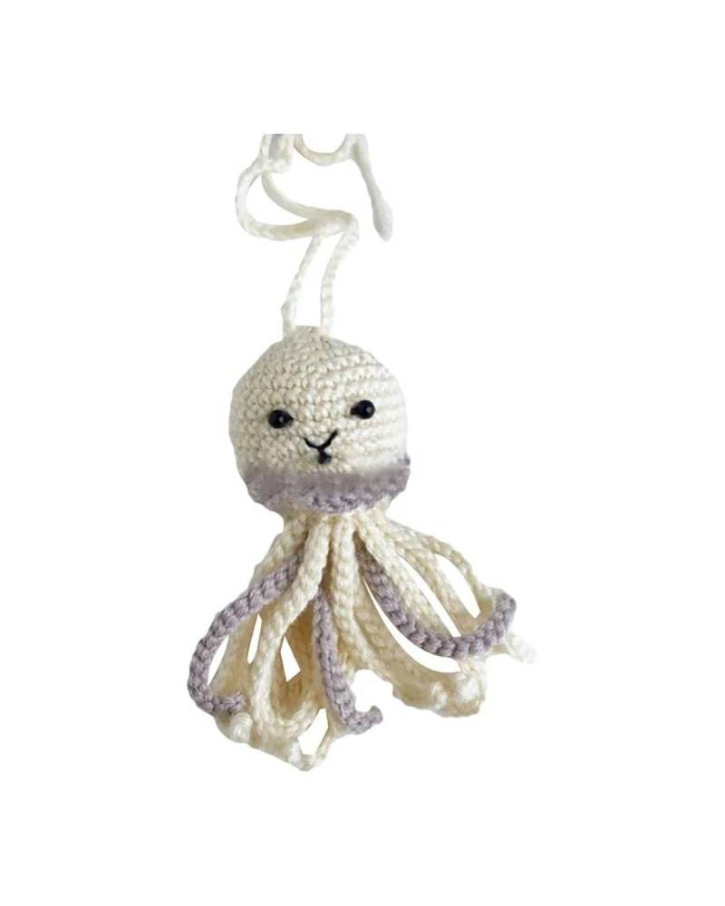 Autodekoration Auto Rückspiegel Woolen Octopus Hängen Ornament Für Frauen Mädchen Auto Innen Dekorationen Anhänger Für Rucksack Schlüsselanhänger Auto Hängende Ornamente(Style 2) von UUIUYGH