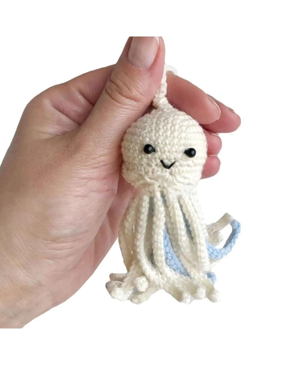 Autodekoration Auto Rückspiegel Woolen Octopus Hängen Ornament Für Frauen Mädchen Auto Innen Dekorationen Anhänger Für Rucksack Schlüsselanhänger Auto Hängende Ornamente(Style 4) von UUIUYGH