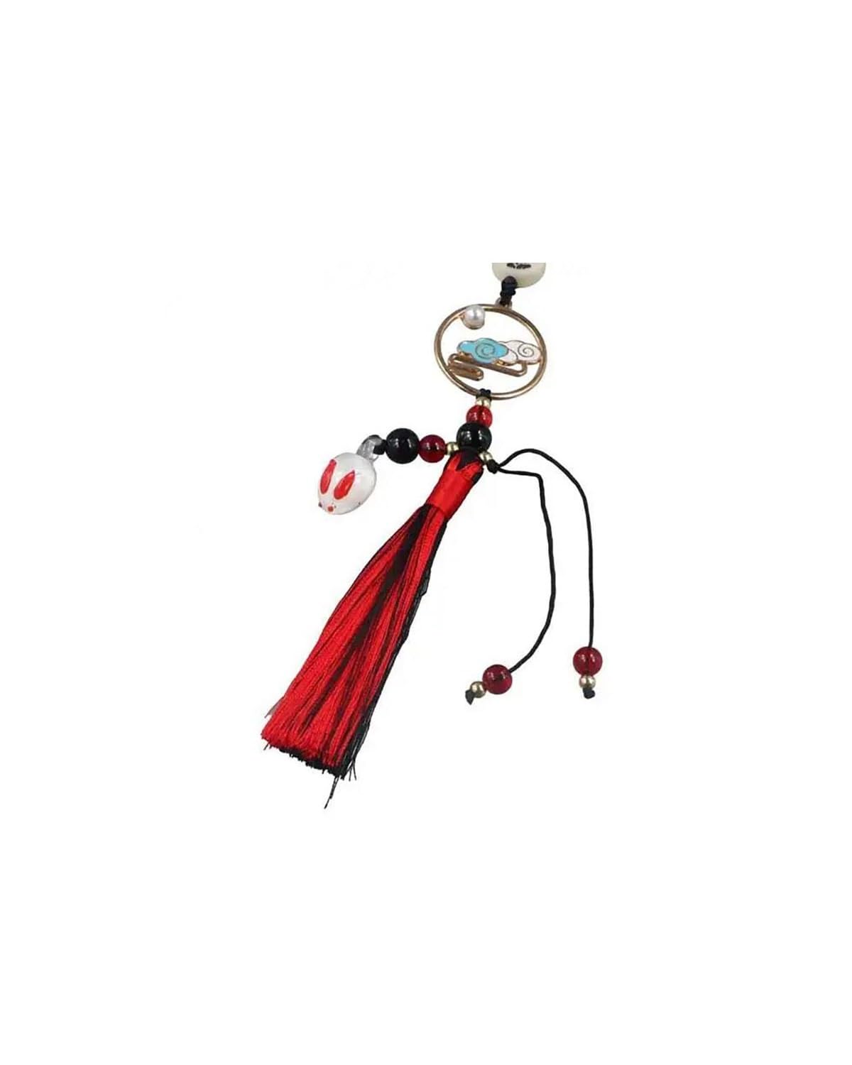 Autodekoration Schlüsselanhänger Cosplay Prop Ornamente Auto Anhänger Auto Hängen Autospiegel Hängen Ornament Auto Dekorationen Auto Hängende Ornamente(Red) von UUIUYGH