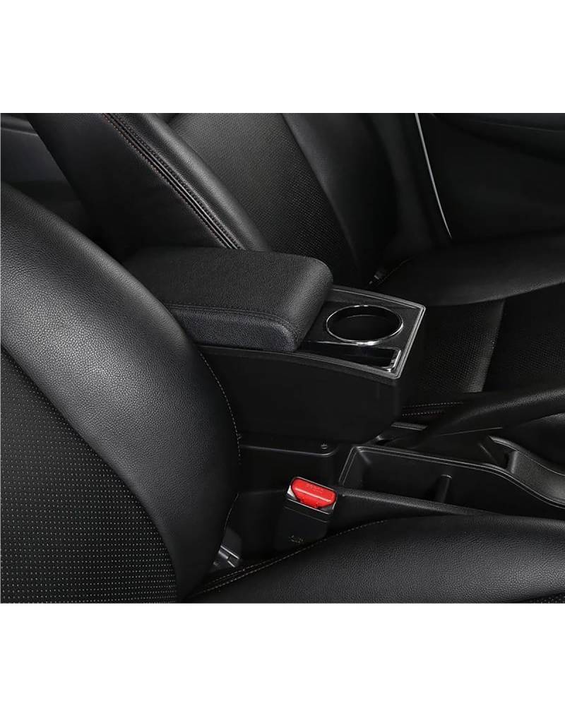 Mittelkonsole Auto Für Suzuki Für IGNIS Armlehne Auto Armlehne Box Retrofit Teile Innen Details Lagerung Box Einfache Installation Armlehnen(C1 Black line) von UUIUYGH