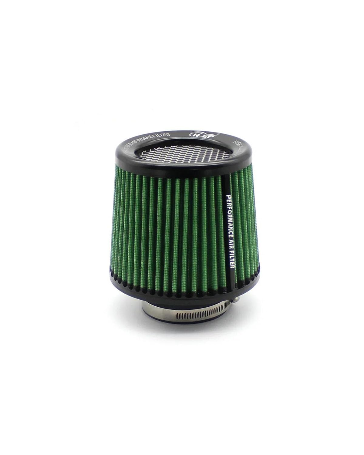 Motorluftfilter 76/89/101mm Universal Auto Luftfilter Kegel Kaltlufteinlass Filter Auto Modifikation Zubehör Luft-Filter Mesh Kegel Luftfilter(76mm Green) von UUIUYGH