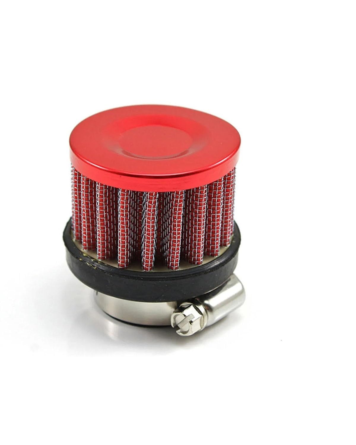 Motorluftfilter Cold Air Intake Filter Kit Auto Sport Racing Performance Motor Filter Abdeckung Box Gehäuse 12MM 25MM Luftfilter(25mm-Red) von UUIUYGH