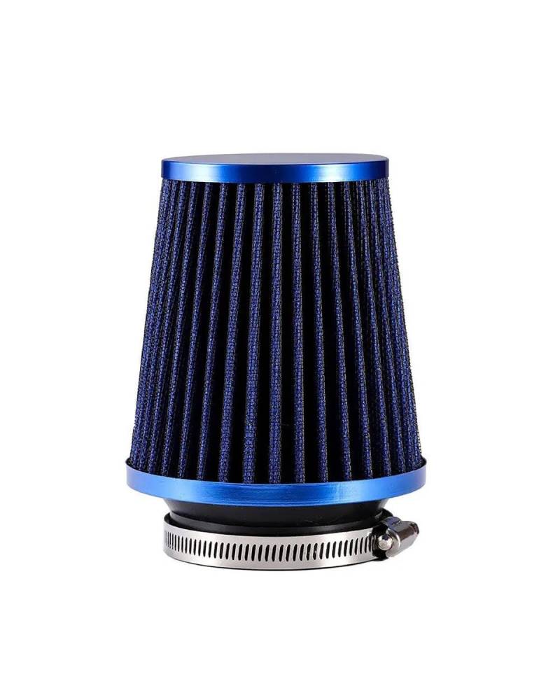 Motorluftfilter Für 76mm Ansaugschlauch Kit Filtro De Ar Esportivo R-EP Universal-Auto-Luftfilter 3 Zoll Cold Air INTAKE Kompressor Luftfilter(BLUE) von UUIUYGH