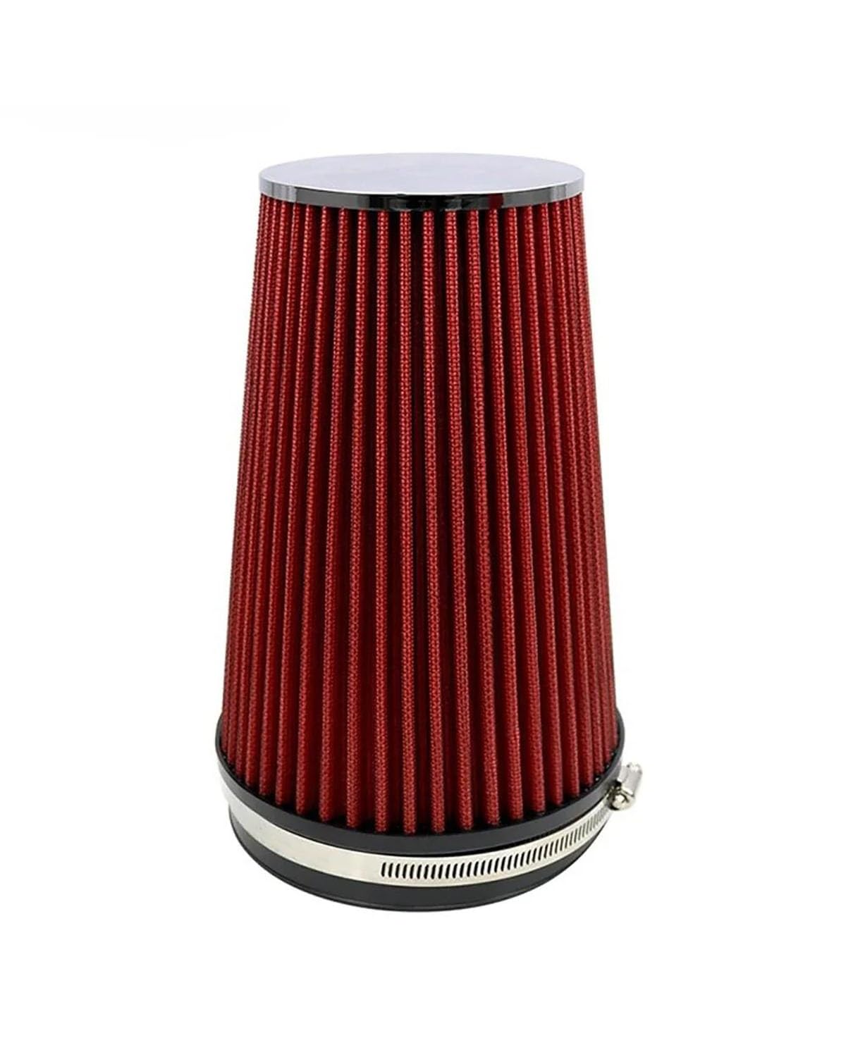 Motorluftfilter Für KN Autozubehör Ansaugluftfilter 6 Zoll 190mm 265mm Kurz Lang Racing Kegel Luftfilter Luftfilter(Red 270mm) von UUIUYGH